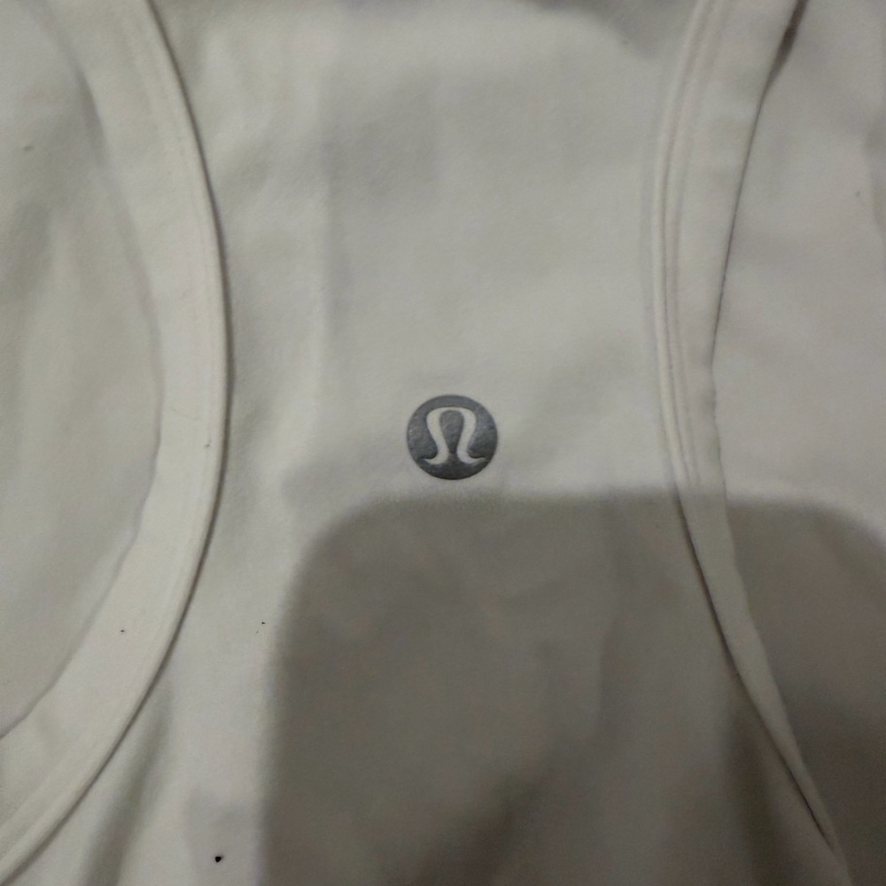 lululemon athletica White Performance Racerback Tank - Picture 3 of 3